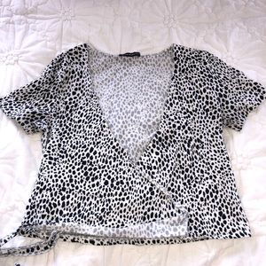 Brandy Melville Wrap Shirt